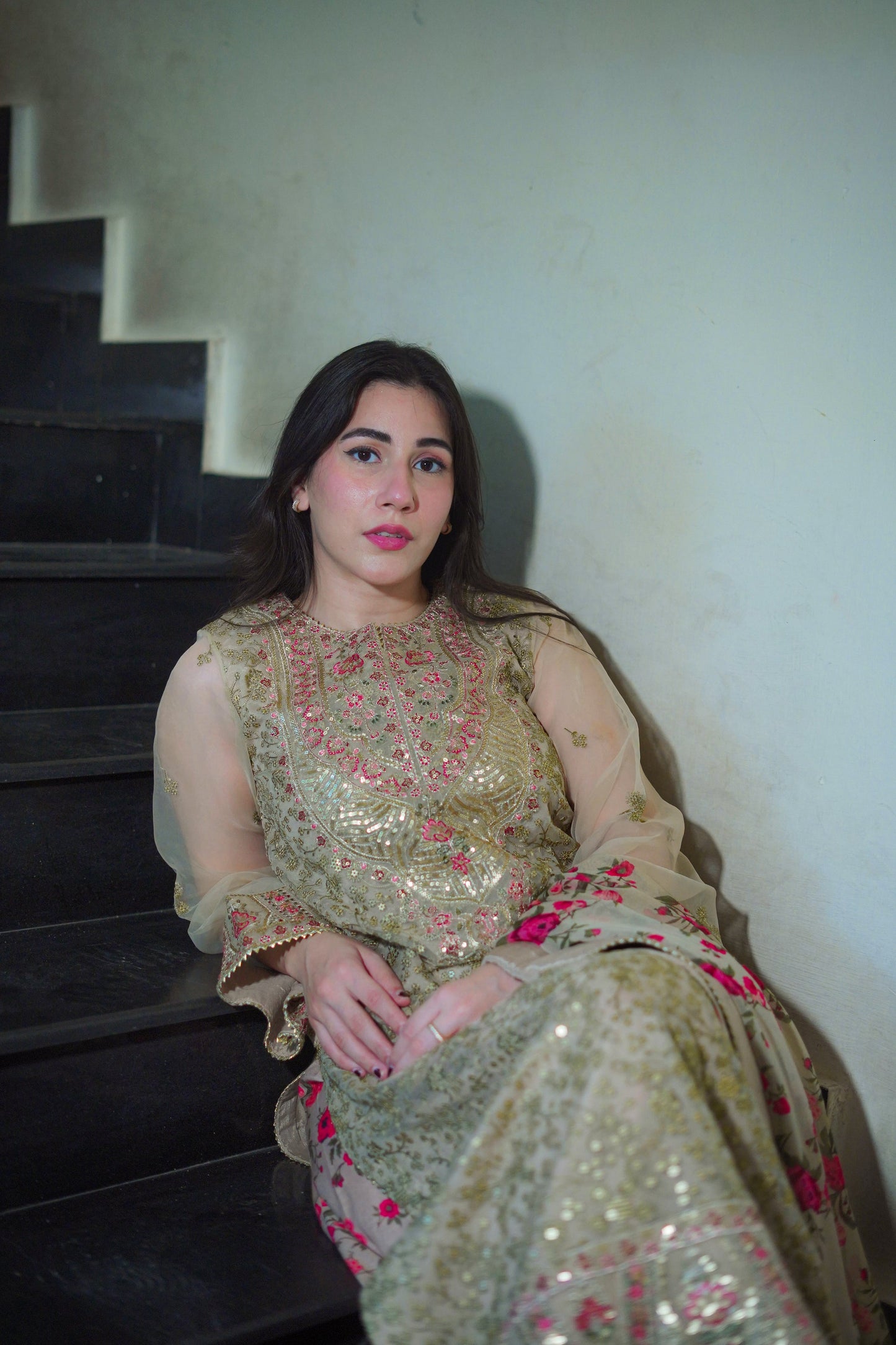 ANEELA’S EMBROIDERED ORGANZA - 3 PC UNSTITCHED