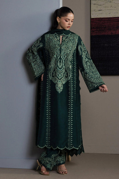 ZARA SHAHJAHAN LUXURY EMBROIDERED LAWN - 3 PC UNSTITCHED