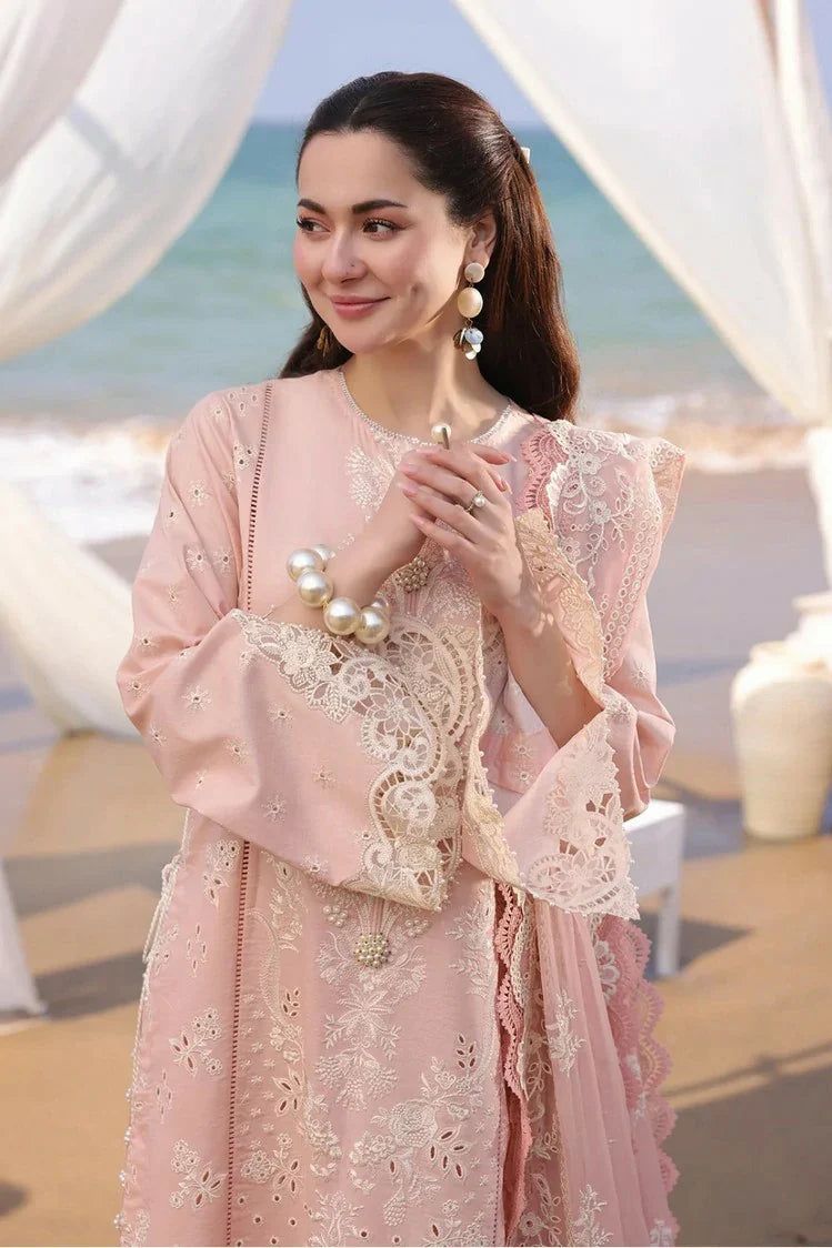 IMROZIA LUXURY CHIKANKARI EMBROIDERED LAWN - 3 PC UNSTITCHED