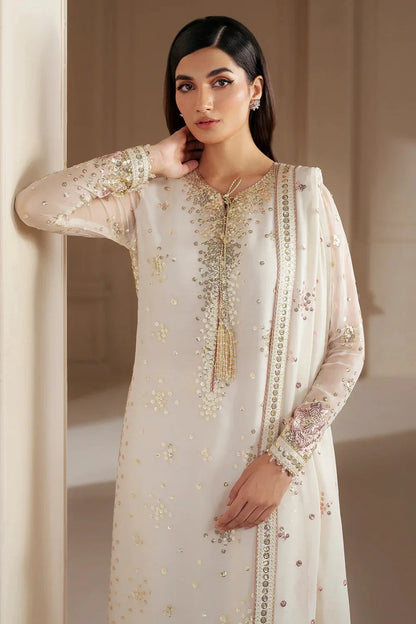 JAZMIN LUXURY EMBROIDERED CHIFFON - 3 PC UNSTITCHED
