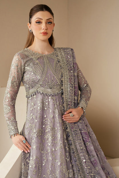 JAZMIN LUXURY EMBROIDERED CHIFFON MAXI - 3 PC UNSTITCHED