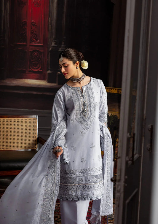 KAHF PREMIUM LAWN EMBROIDERED - 3 PC UNSTITCHED