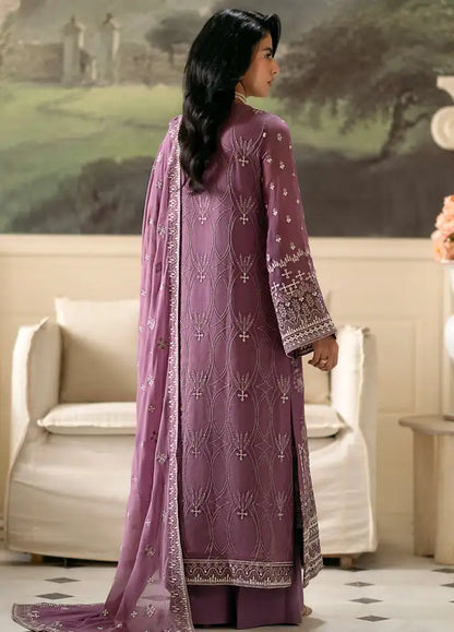 FLOSSIE LUXURY EMBROIDERED CHIFFON - 3 PC UNSTITCHED