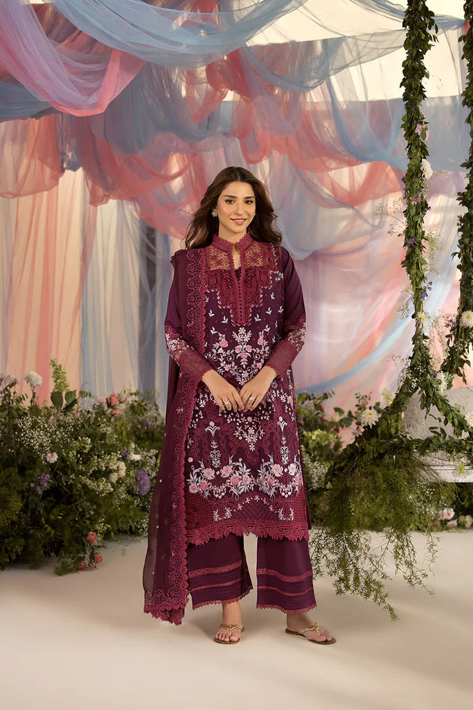 SOBIA NAZIR LUXURY EMBROIDERED CHIKANKARI LAWN - 3 PC UNSTITCHED