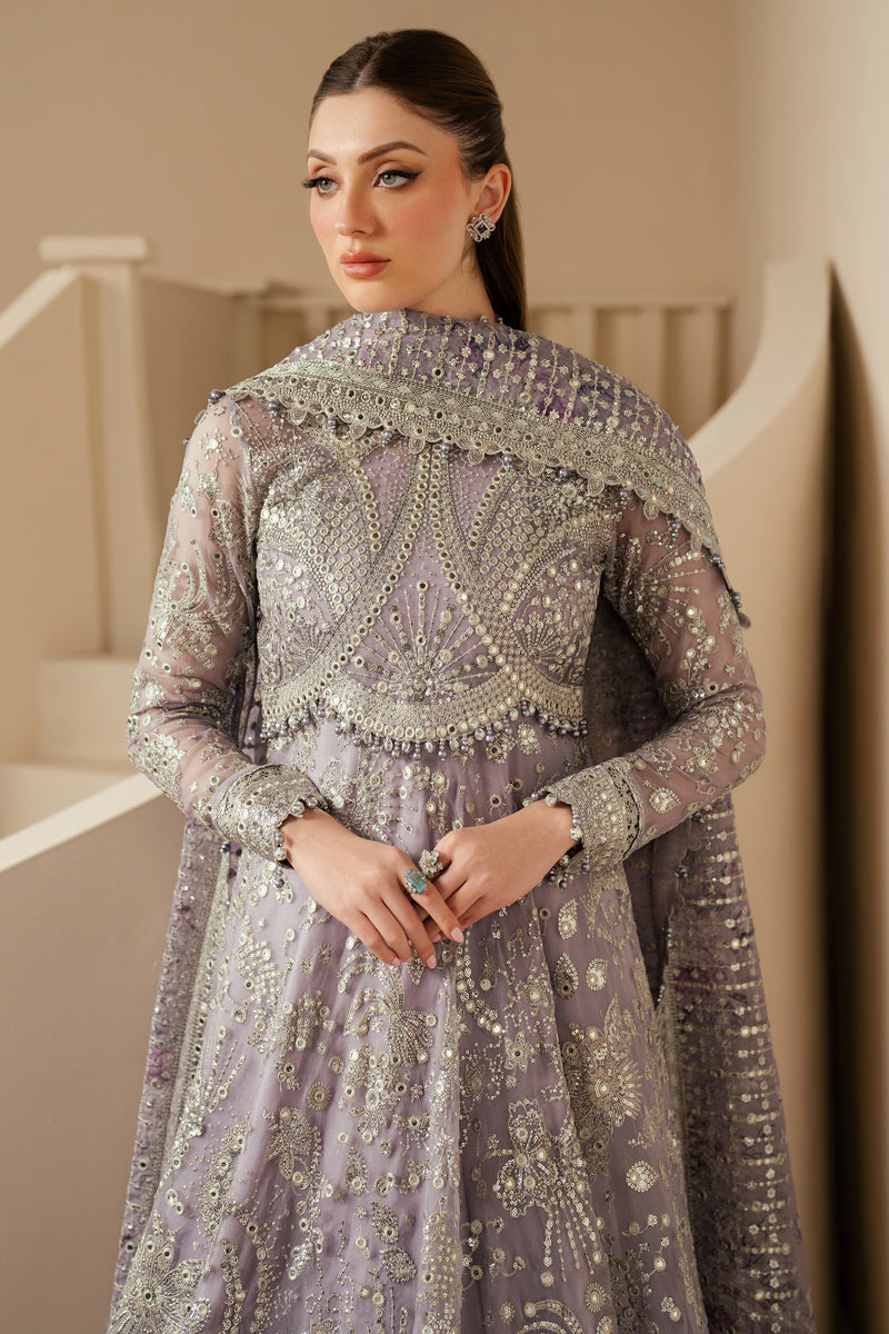 JAZMIN LUXURY EMBROIDERED CHIFFON MAXI - 3 PC UNSTITCHED