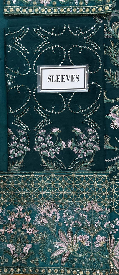 LAVISH LUXURY EMBROIDERED CHIFFON - 3 PC UNSTITCHED