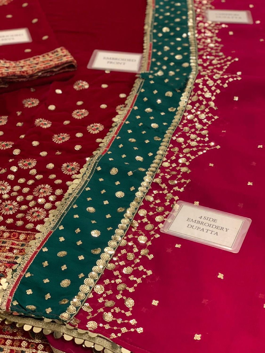 JAZMIN EMBROIDERED VELVET - 3 PC UNSTITCHED