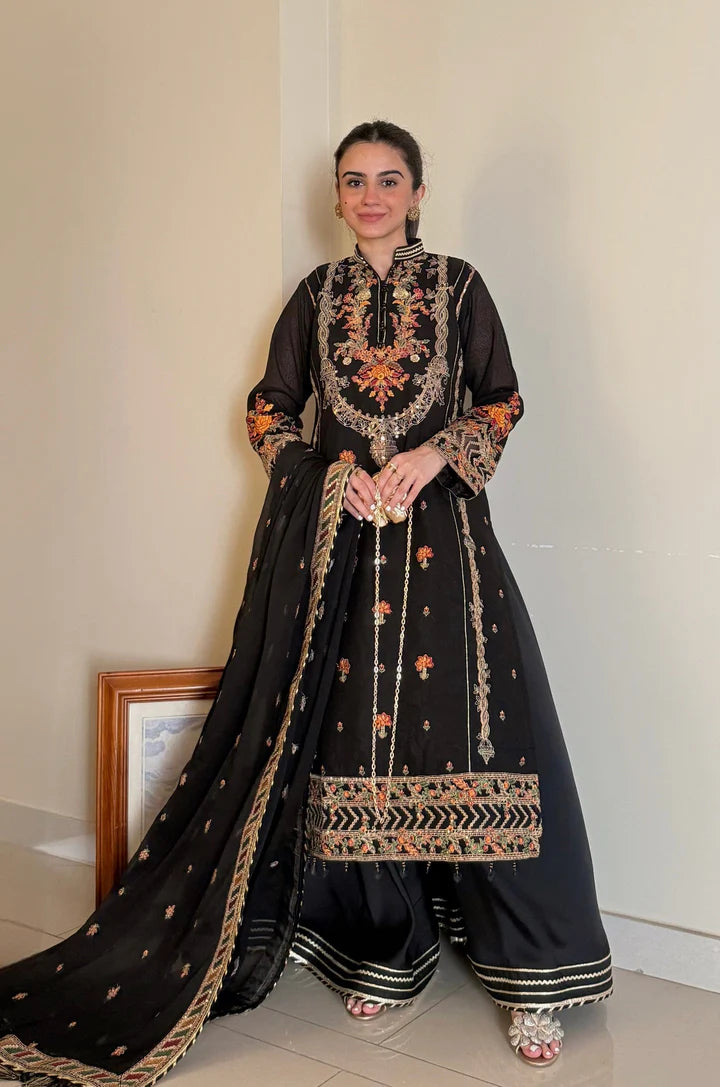 3 PC KHADDI NET (MISHI) - STITCHED