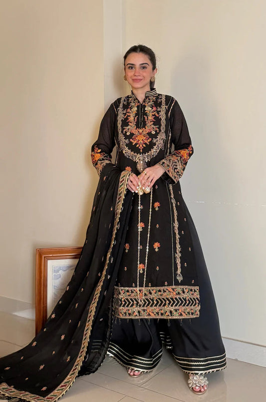 3 PC KHADDI NET (MISHI) - STITCHED