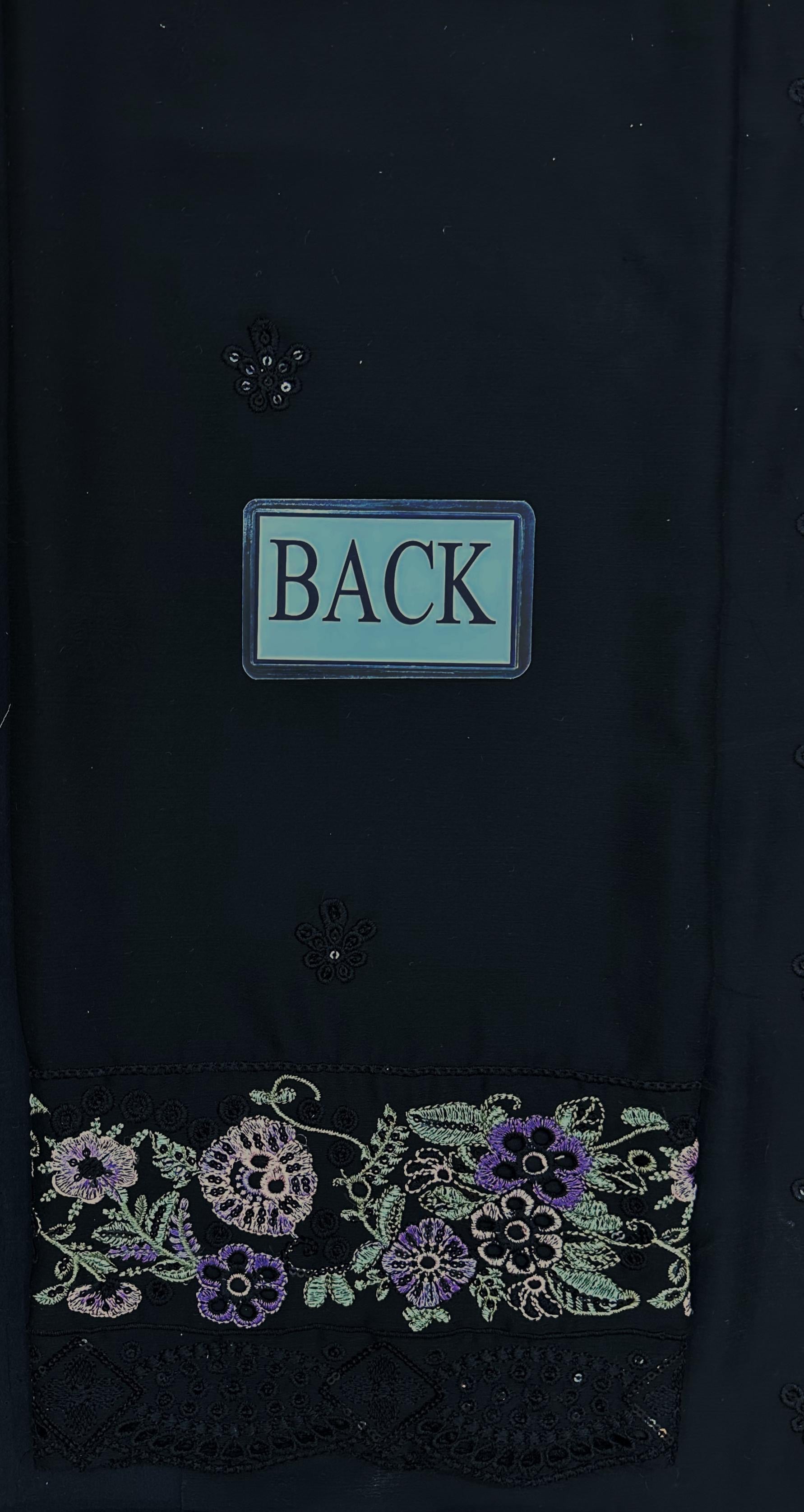 HOORAIN’S PREMIUM EMBROIDERED CHIFFON - 3 PC UNSTITCHED