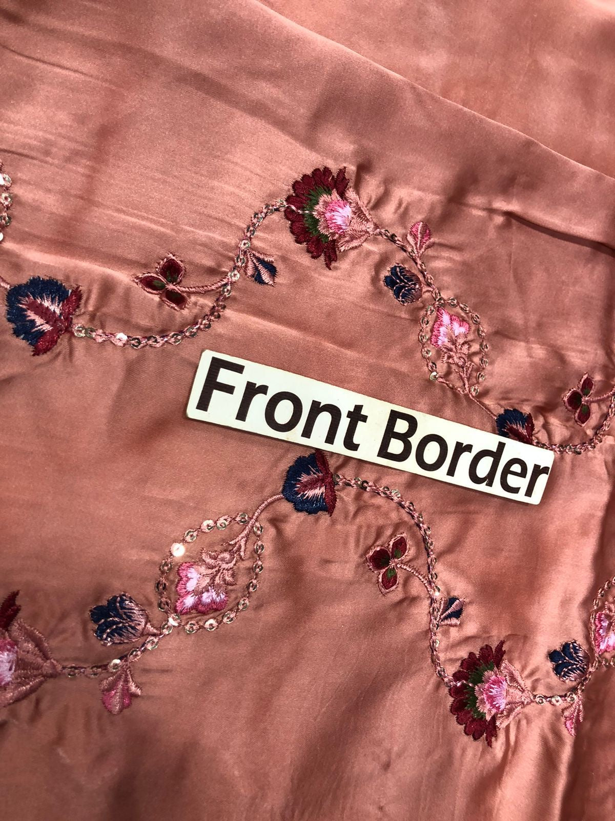 FAIZA REHMAN EMBROIDERED SILK - 3 PC UNSTITCHED