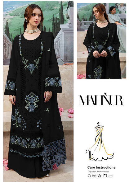JAZMIN LUXURY EMBROIDERED CHIKANKARI LAWN - 3 PC UNSTITCHED