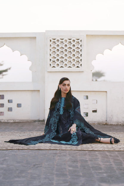 PARISHAY LUXURY EMBROIDERED LAWN - 3 PC UNSTITCHED