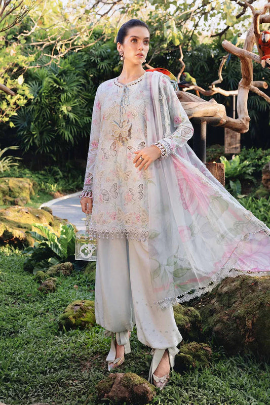 MARIA B FORMALS EMBROIDERED LAWN - 3 PC UNSTITCHED