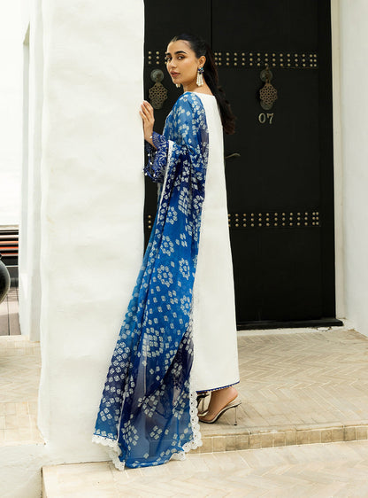 ZAINAB CHOTTANI EMBROIDERED CHIKANKARI LAWN - 3 PC UNSTITCHED