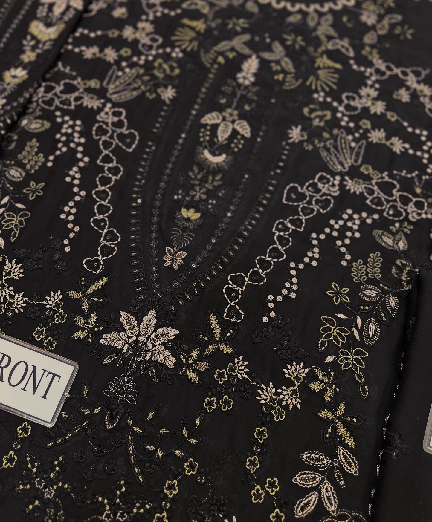 LAVISH PREMIUM EMBROIDERED CHIFFON - 3 PC UNSTITCHED