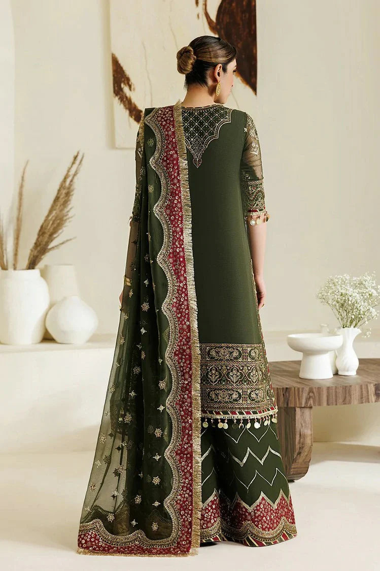 ALIZEH EMBROIDERED CHIFFON DRESS - 3 PC UNSTITCHED