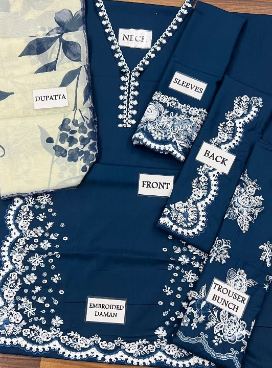 COCO BY ZARA SHAHJAHAN EMBROIDERED LAWN - 3 PC UNSTITCHED