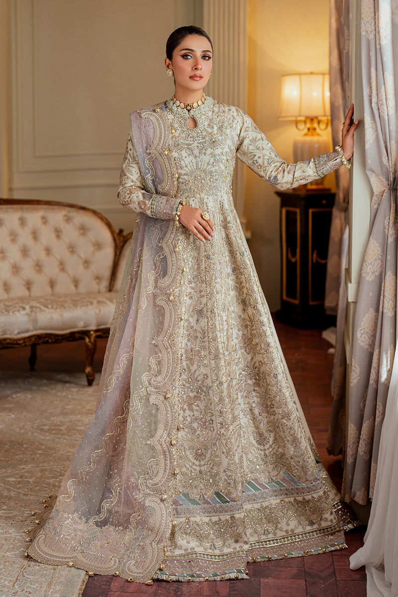 BAROQUE CHANTELLE LUXURY EMBROIDERED NET - 3 PC UNSTITCHED