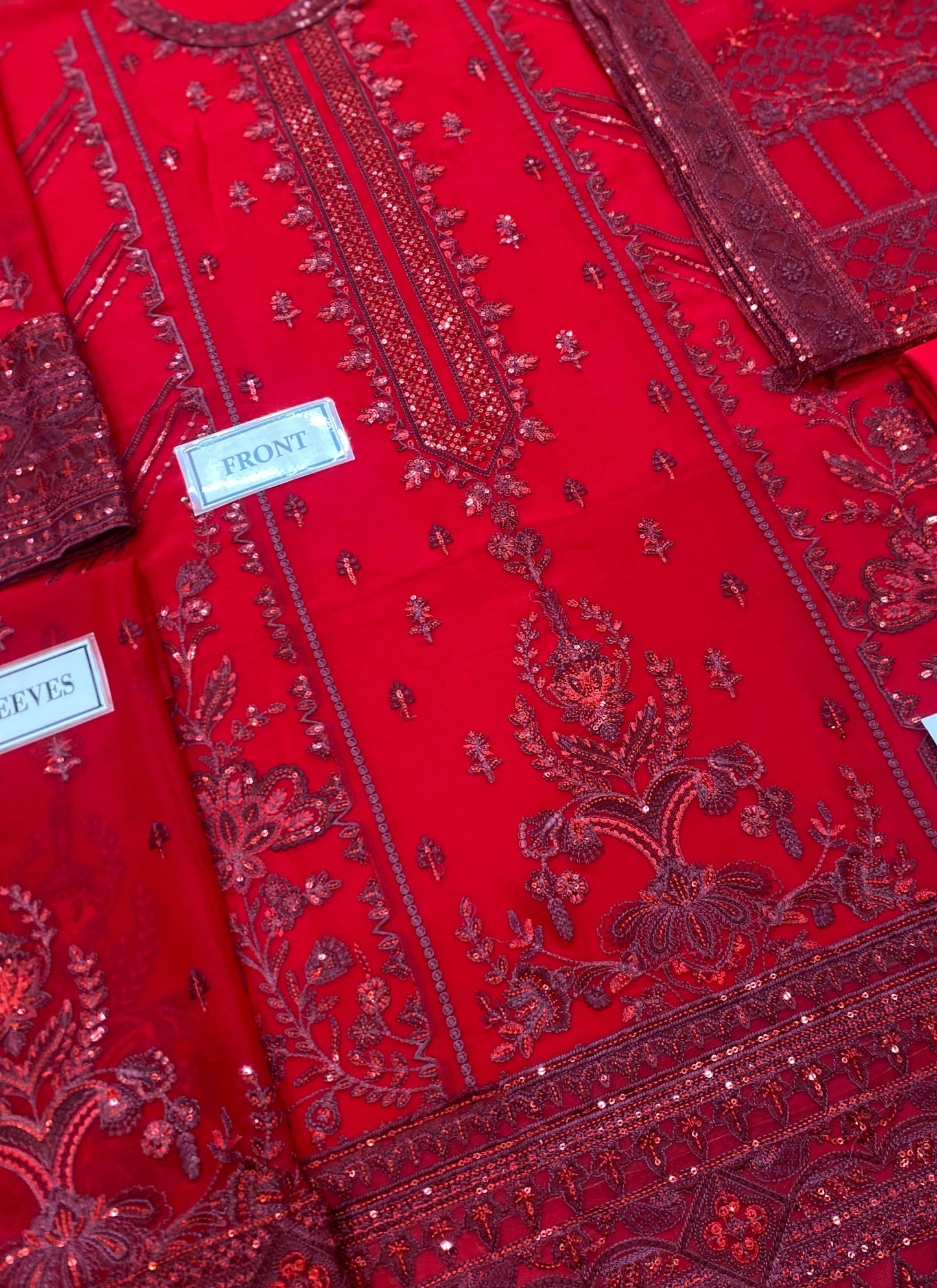 GULAAL EMBROIDERED CHIFFON - 3 PC UNSTITCHED