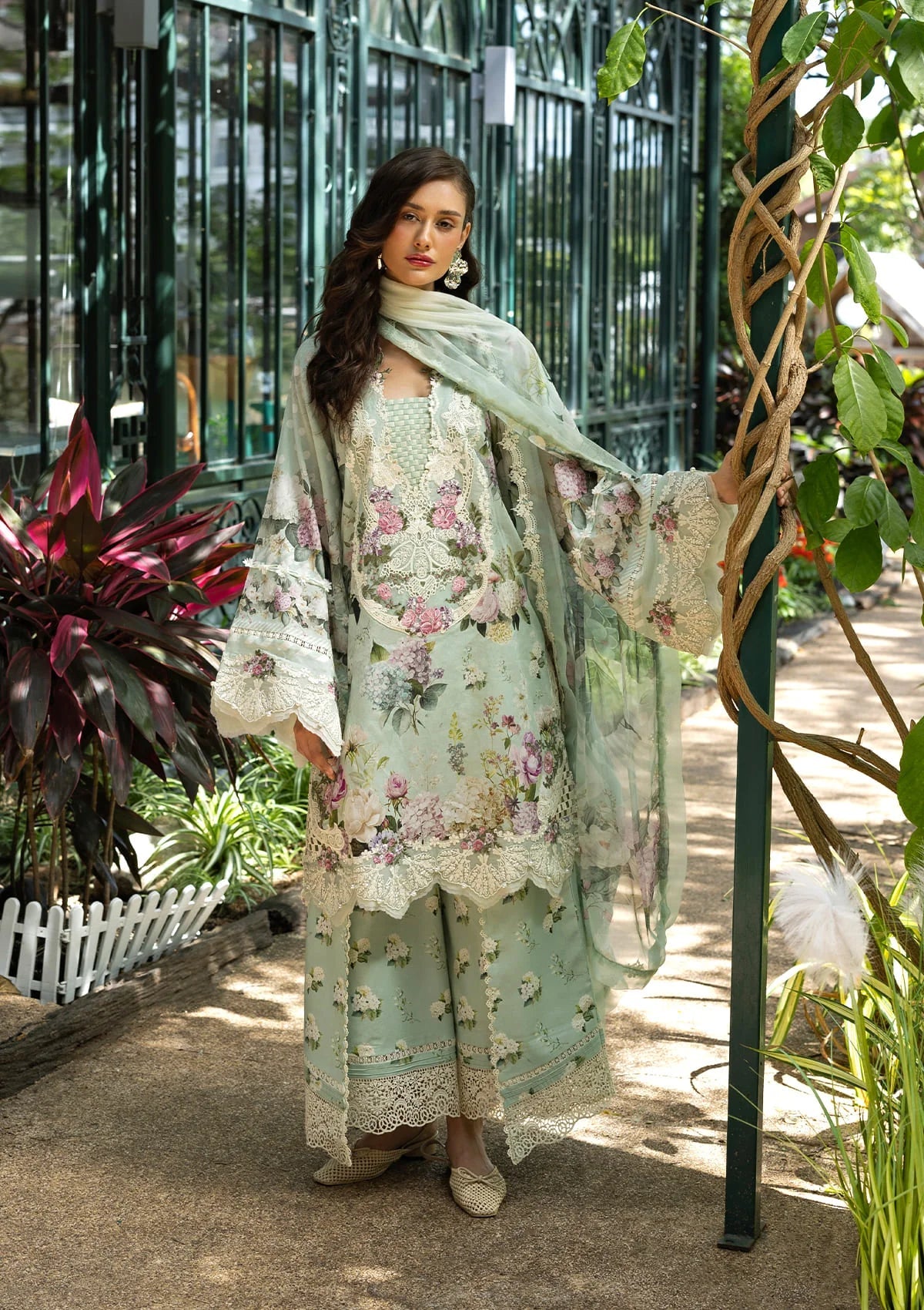 ELAF DIGITAL PRINTED LAWN EMBROIDERED - 3 PC UNSTITCHED