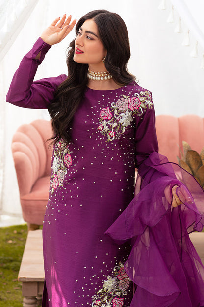 VANYA EMBROIDERED RAW SILK - 3 PC UNSTITCHED