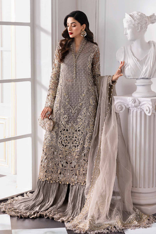 MARIA B LUXURY WEDDING EMBROIDERED ORGANZA - 3 PC UNSTITCHED