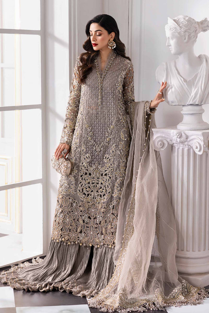 MARIA B LUXURY WEDDING EMBROIDERED ORGANZA - 3 PC UNSTITCHED