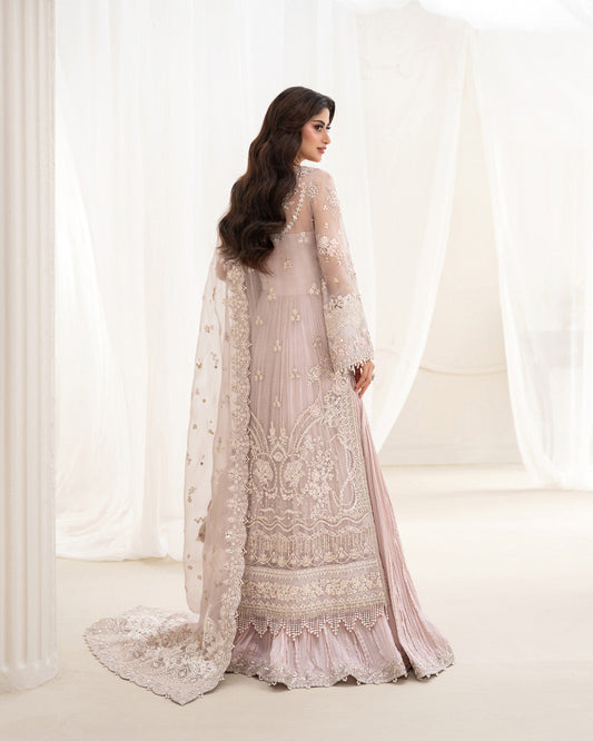FAIZA SAQLAIN LUXURY EMBROIDERED ORGANZA - 3 PC UNSTITCHED