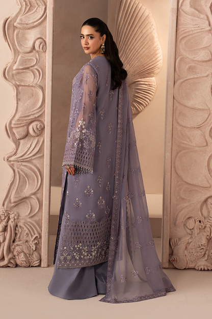 LAVISH PREMIUM EMBROIDERED CHIFFON DRESS - 3 PC UNSTITCHED