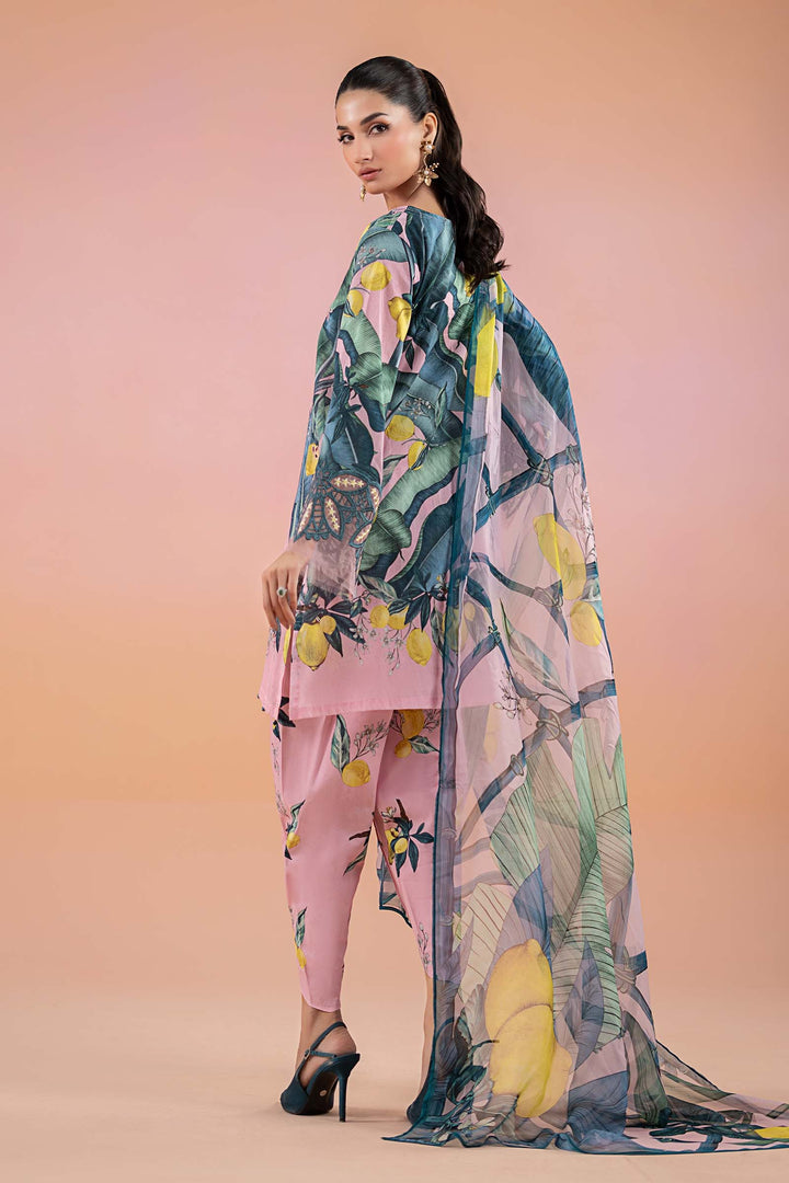 MARIA B FORMALS PRINTED EMBROIDERED LAWN 25 -3 PC UNSTITCHED