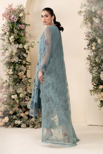 MARIA B LUXURY EMBROIDERED CHIFFON ADDA WORK - 3 PC UNSTITCHED