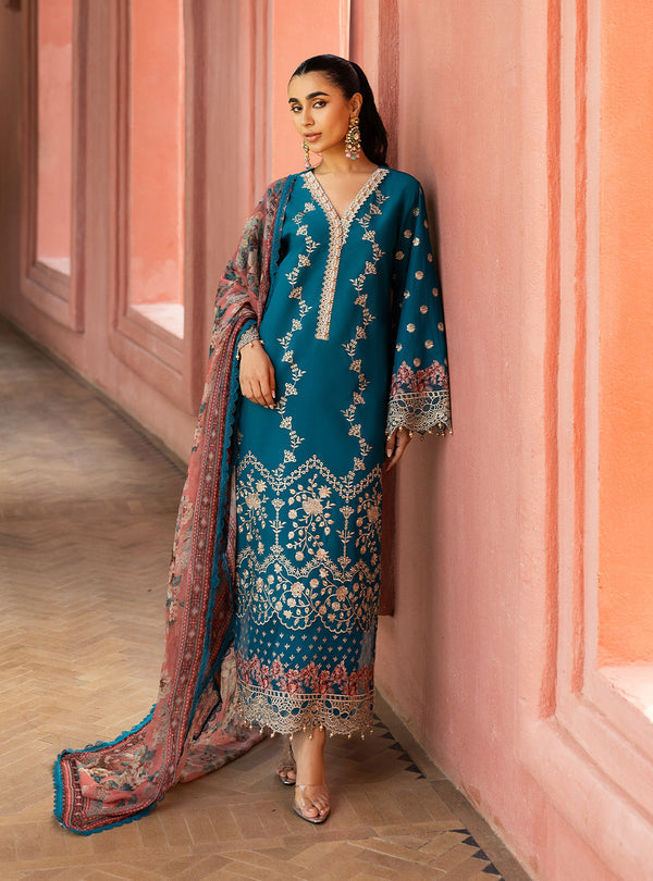 ZAINAB CHOTTANI EMBROIDERED LAWN - 3 PC UNSTITCHED