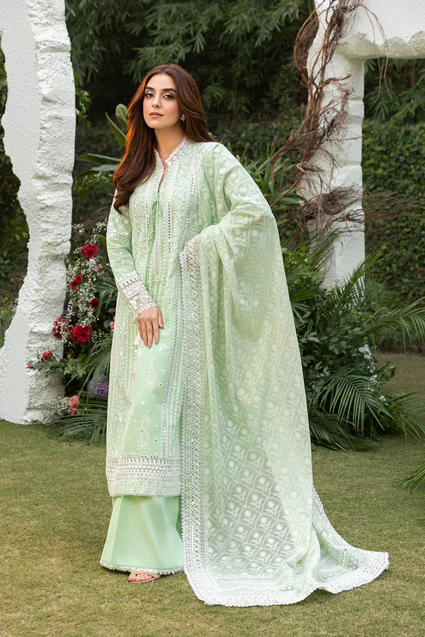 SOBIA NASIR LUXURY EMBROIDERED LAWN - 3 PC UNSTITCHED
