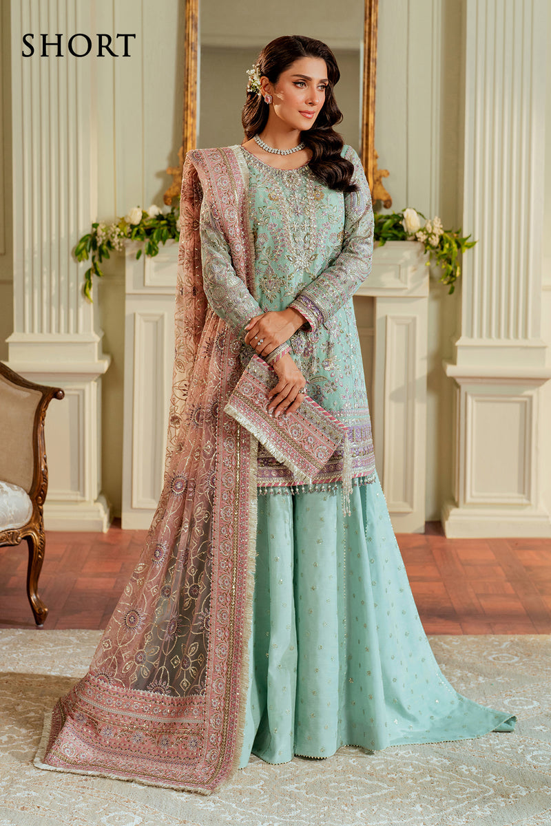 BAROQUE CHANTELLE LUXURY WEDDING EMBROIDERED PURE CHIFFON - 3 PC UNSTITCHED