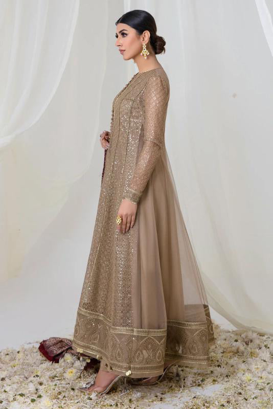 JAZMIN LUXURY EMBROIDERED NET MAXI - 3 PC UNSTITCHED