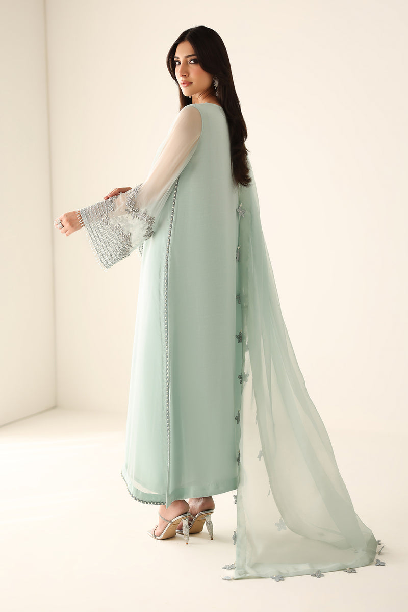 BAROQUE EMBROIDERED CHIFFON - 3 PC UNSTITCHED