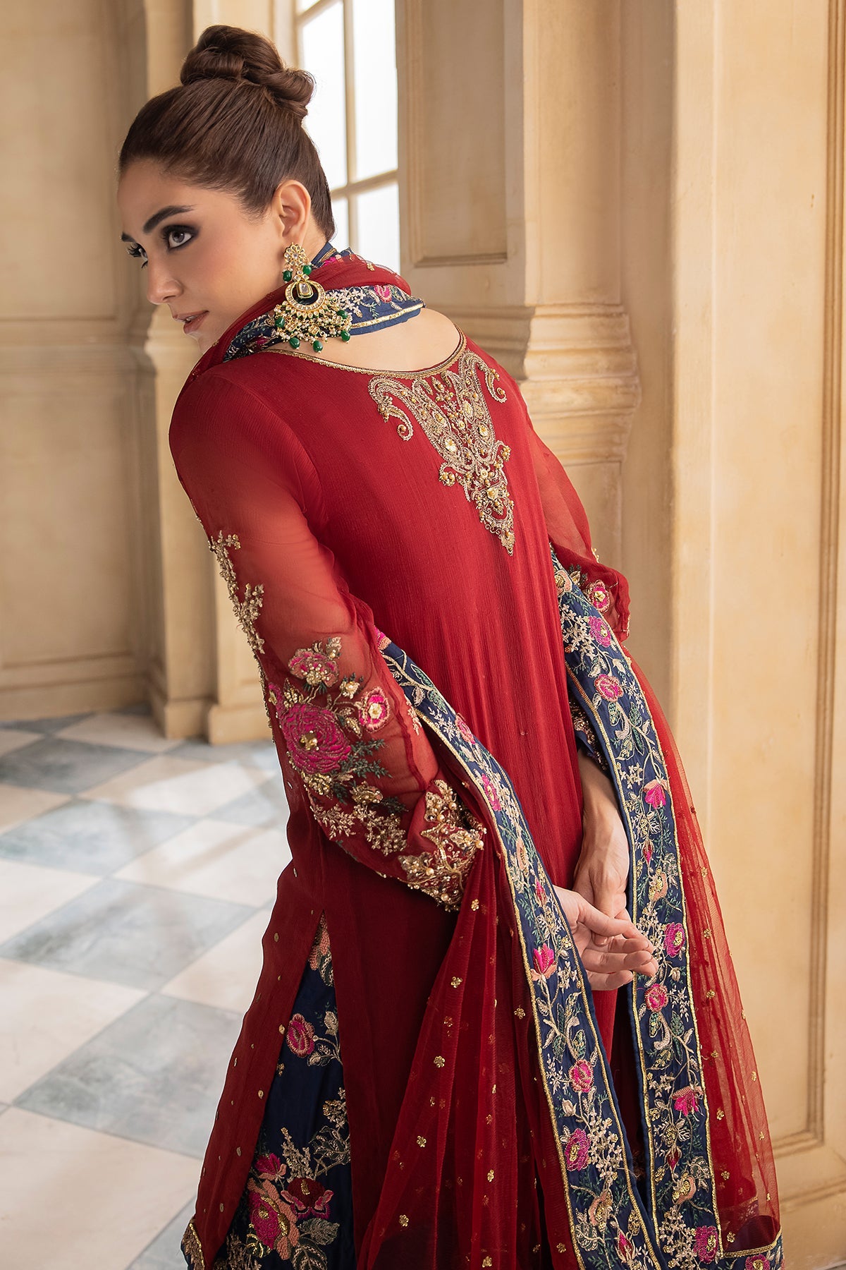 CHARIZMA LUXURY EMBROIDERED CHIFFON - 3 PC UNSTITCHED