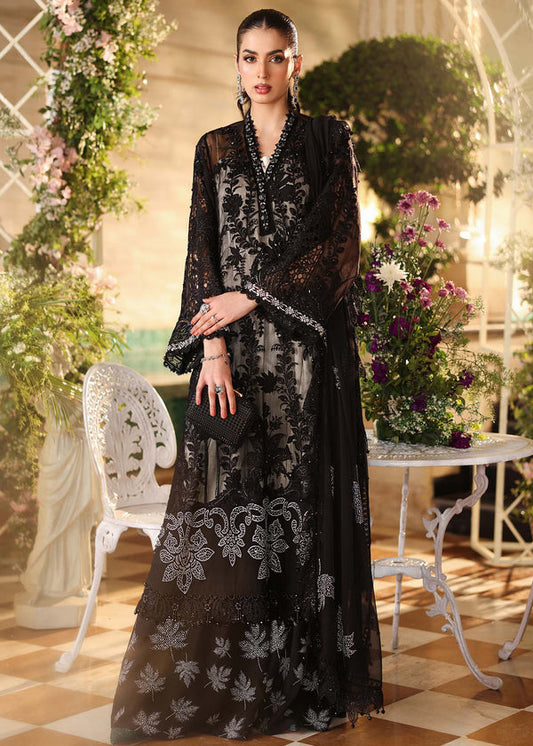 MARIA B LUXURY EMBROIDERED CHIFFON - 3 PC UNSTITCHED