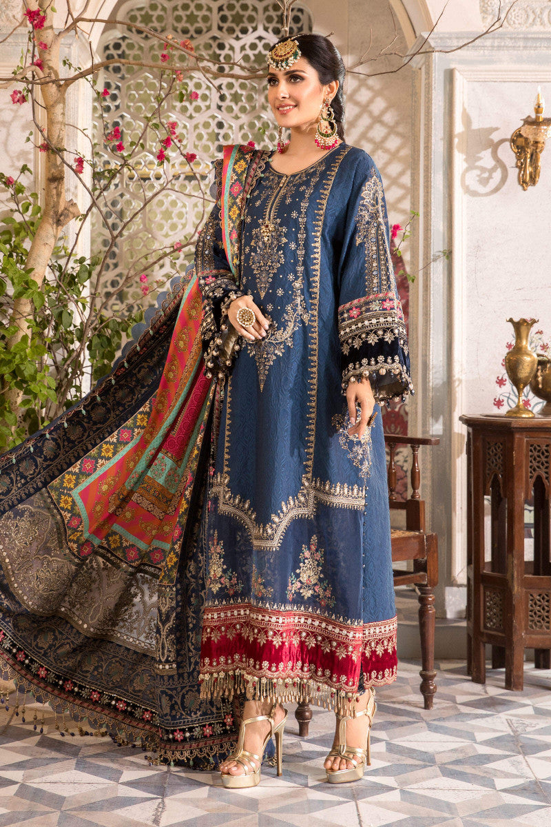 MARIA B LUXURY WEDDING EMBROIDERED - 3 PC UNSTITCHED