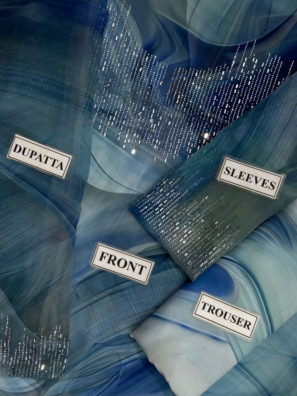 AZMIN DIGITAL PRINTED ORGANZA - 3 PC UNSTITCHED