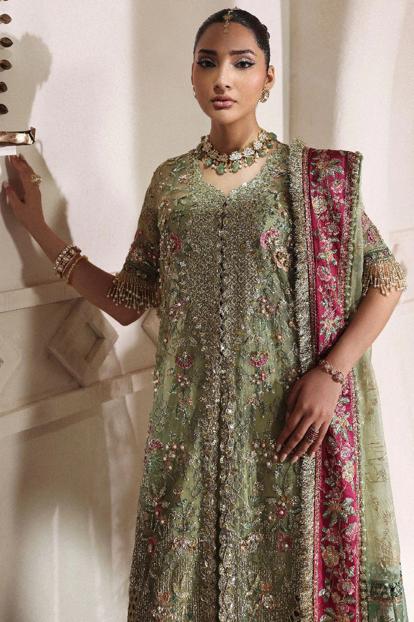 REPUBLIC WOMENSWEAR LUXURY EMBROIDERY ORGANZA - 3 PC UNSTITCHED