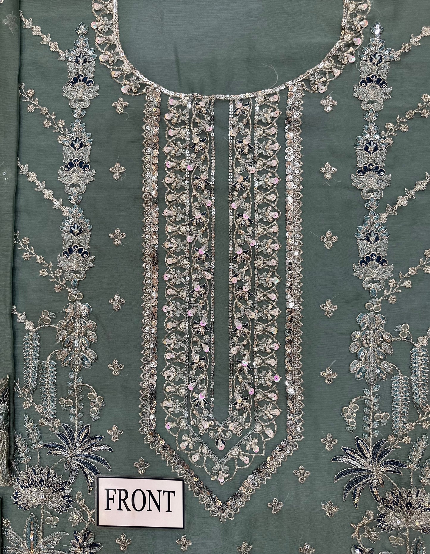 IMROZIA LUXURY WEDDING EMBROIDERED CHIFFON - 3 PC UNSTITCHED