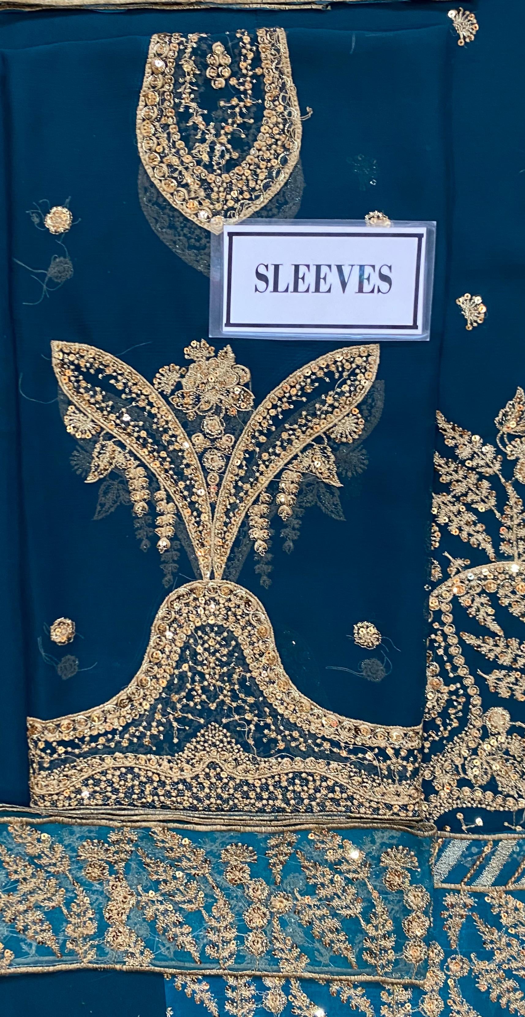 JAZMIN LUXURY EMBROIDERED CHIFFON - 3 PC UNSTITCHED