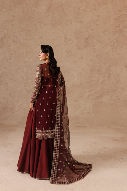 ALIZEH LUXURY WEDDING EMBROIDERED CHIFFON - 3 PC UNSTITCHED