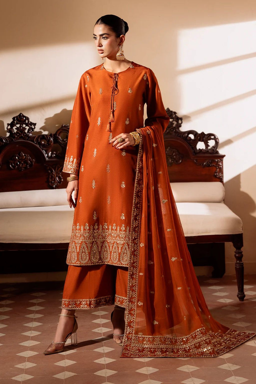 SHEENORA EMBROIDERED LAWN - 3 PC UNSTITCHED