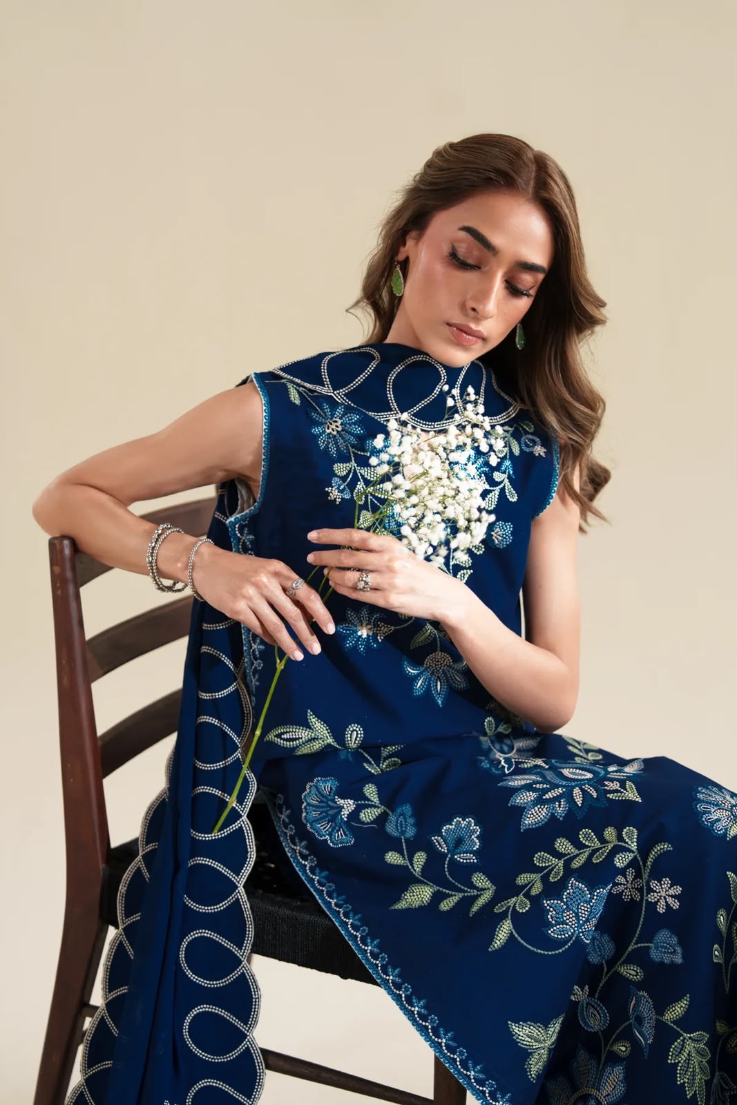 ZAIB LUXURY LAWN EMBROIDERED - 3 PC UNSTITCHED