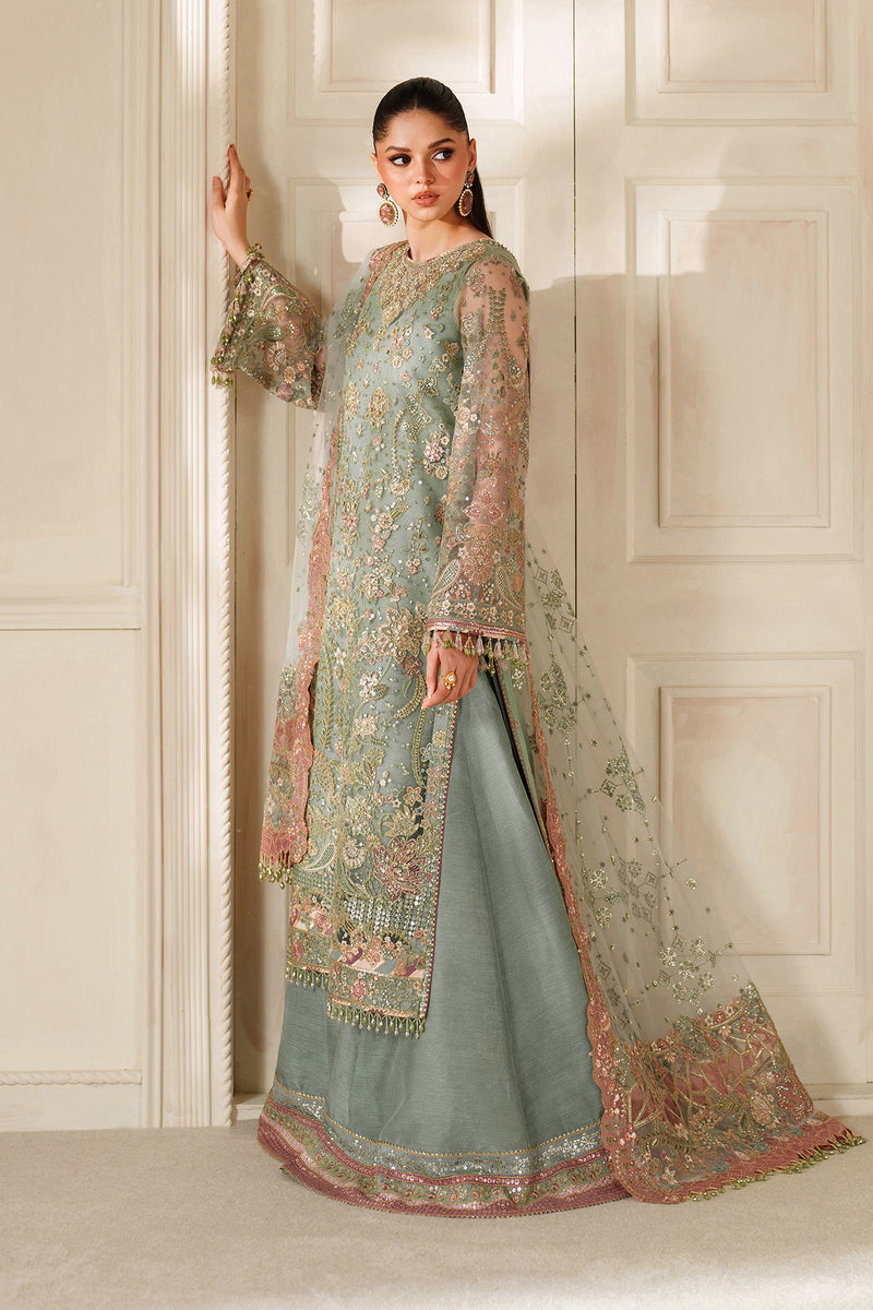 BAROQUE LUXURY EMBROIDERED CHIFFON - 3 PC UNSTITCHED