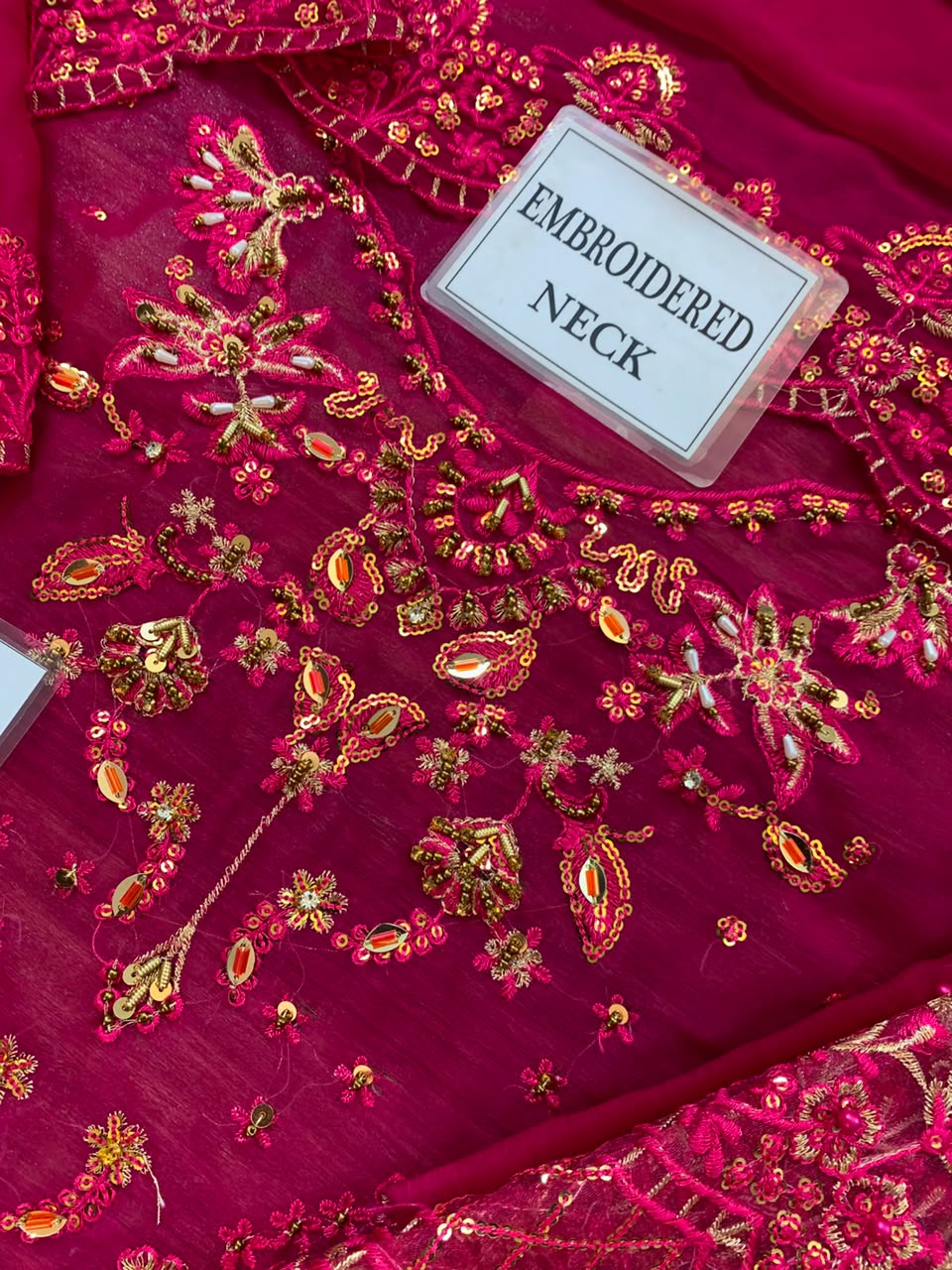 EMAAN ADEEL LUXURY EMBROIDERED CHIFFON - 3 PC UNSTITCHED