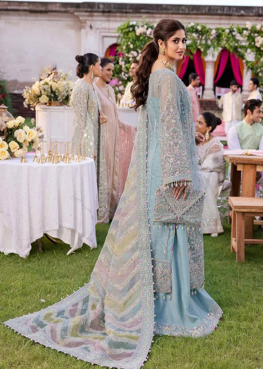 KANWAL MALIK MAAHI FESTIVE EMBROIDERED ORGANZA - 3 PC UNSTITCHED